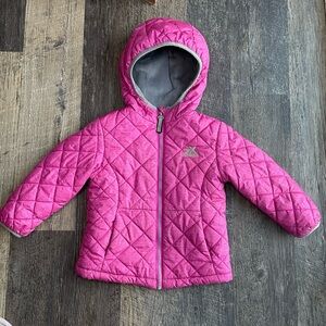 ZeroXposur Lydia Midweight Quilted Baby Girl Jacket Sz 24 months